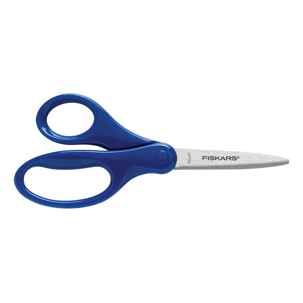  [AUSTRALIA] - Fiskars 12-94587096J Back to School Supplies Student Kids Scissors, 7 Inch, Color Received May Vary