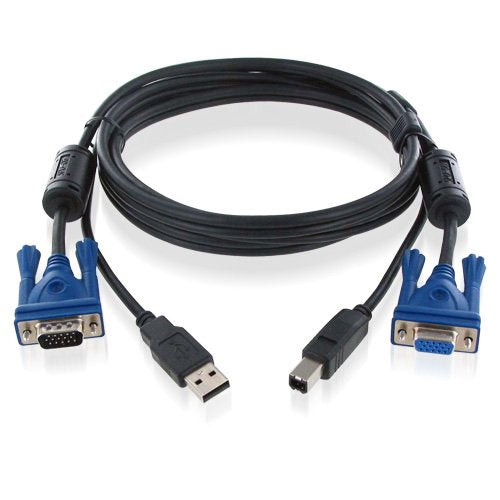  [AUSTRALIA] - ConnectPRO Premium 6 ft. USB/VGA KVM Cable SPU-06