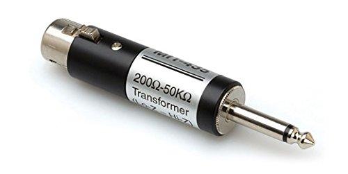 Hosa MIT-435 XLR3F to 1/4" TS Impedance Transformer - LeoForward Australia