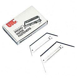  [AUSTRALIA] - Officemate Prong Paper Fasteners, 1 inch Capacity, 2.75 inch Base, Box of 50 Complete Sets, (99851) - Silver