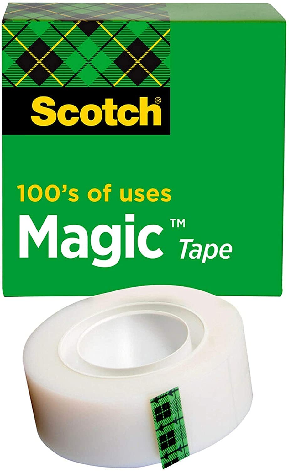  [AUSTRALIA] - Scotch Magic Tape, 1 Roll, Numerous Applications, Invisible, Engineered for Repairing, 3/4 x 1296 Inches, Boxed (T9641810)