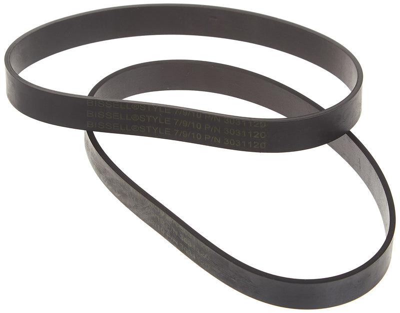  [AUSTRALIA] - Bissell Replacement Belts, 2 Count (Pack of 1) Replacement Belt Only 2 Count (Pack of 1)