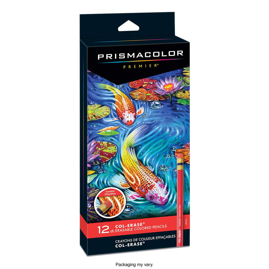 [AUSTRALIA] - Prismacolor Col-Erase Erasable Colored Pencil, 12-Count, Assorted Colors (20516) 12-count - Assorted