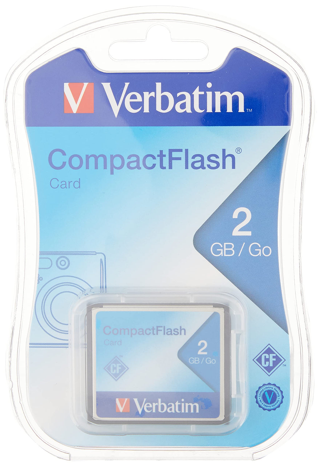 Verbatim 2GB CompactFlash Memory Card, Black, Model Number: 47012 - LeoForward Australia