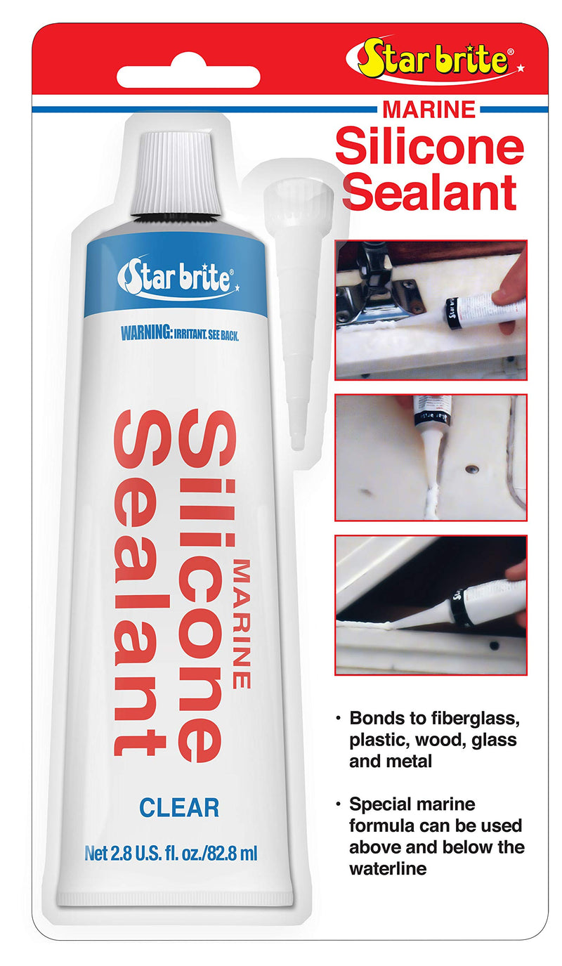  [AUSTRALIA] - STAR BRITE Silicone Sealant Clear 2.8 OZ. (082102P)