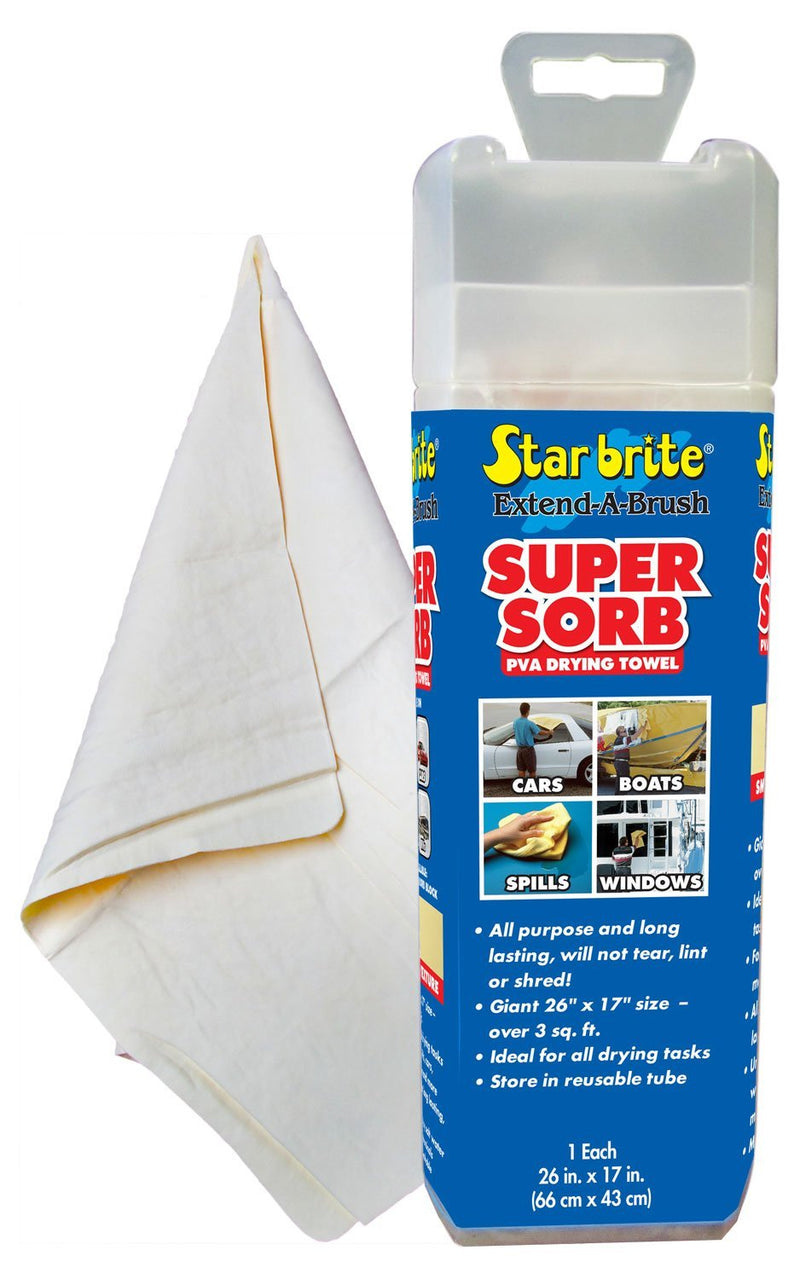  [AUSTRALIA] - STAR BRITE 040046 Supersorb Smooth Fast Dry Chamois Synthetic PVA Wipes