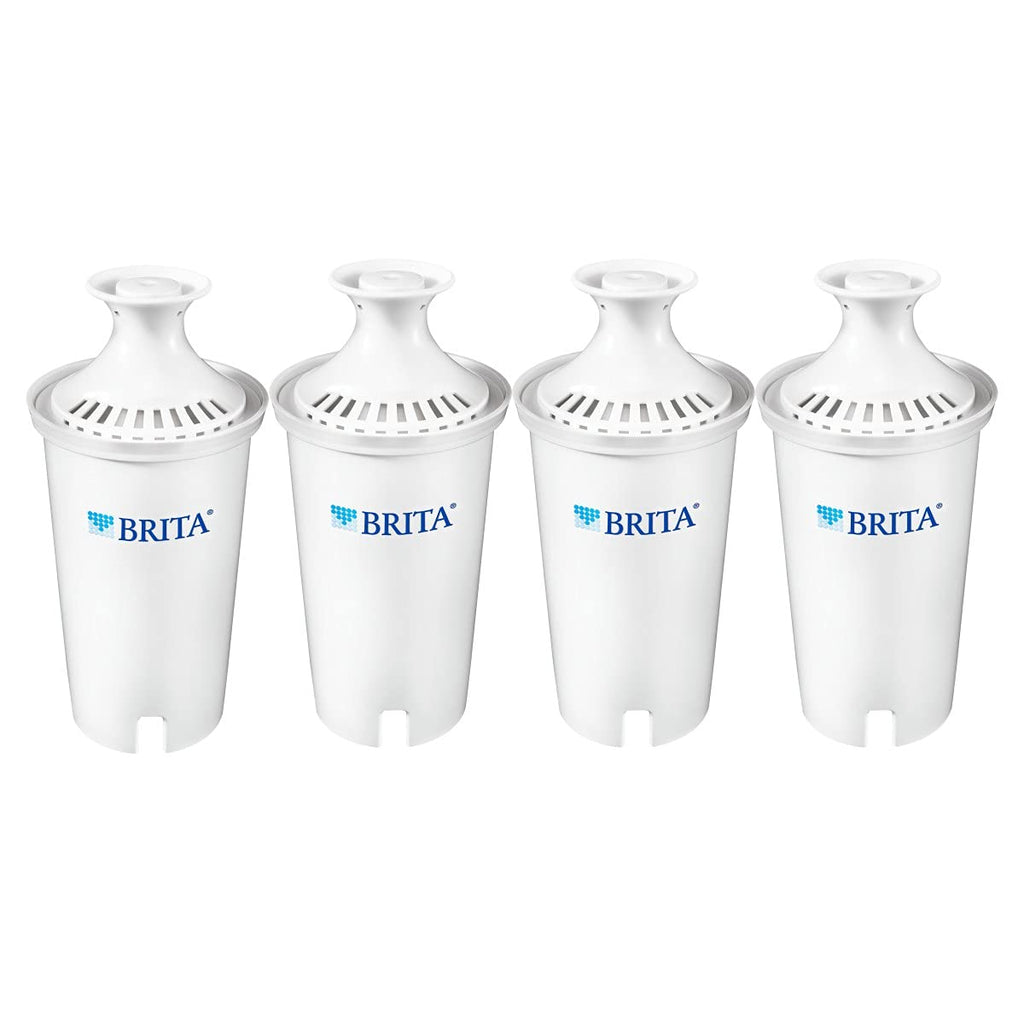 Brita Standard Water Replacement Filters for Pitchers and Dispensers, 4 ct, White - LeoForward Australia