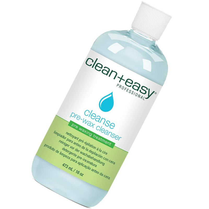 Clean + Easy Cleanse- Pre Wax Cleanser, Removes Any Traces Of Oils and Make-up Before Hair Removal, Essential Pre-Treatment for Effective Waxing, 16 oz - LeoForward Australia