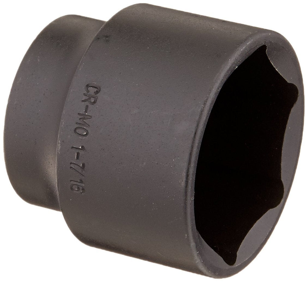  [AUSTRALIA] - Sunex 246, ½" Drive, 1-7/16" Impact Socket, Cr-Mo Alloy Steel, Radius Corner Design, Chamfered Openings, Dual Size Markings, Meets ANSI Standards