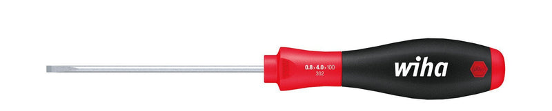  [AUSTRALIA] - Wiha 30210 Slotted Screwdriver with SoftFinish Handle, 3.5 x 100mm