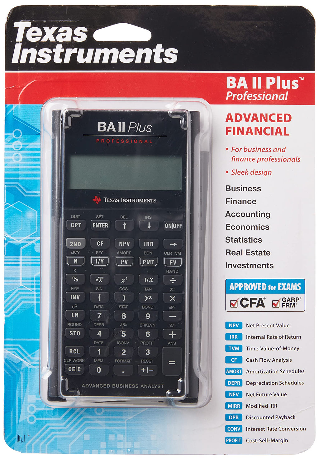  [AUSTRALIA] - Texas Instruments BA II Plus Professional Financial Calculator