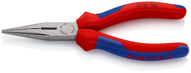  [AUSTRALIA] - Knipex 2502160 6-1/4-Inch Chain Nose Pliers with Cutter - Comfort Grip