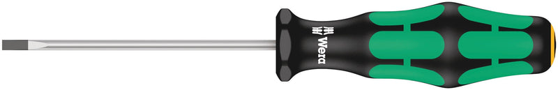 Wera 05110001001 Screwdriver for slotted screws 335 -0.5x3.0x80mm,Multi-colour 3mm - LeoForward Australia