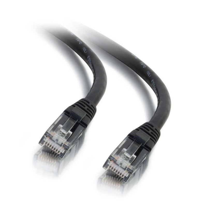 C2G 27156 Cat6 Cable - Snagless Unshielded Ethernet Network Patch Cable, Black (50 Feet, 15.24 Meters) UTP 50 Feet/ 15.24 Meters - LeoForward Australia