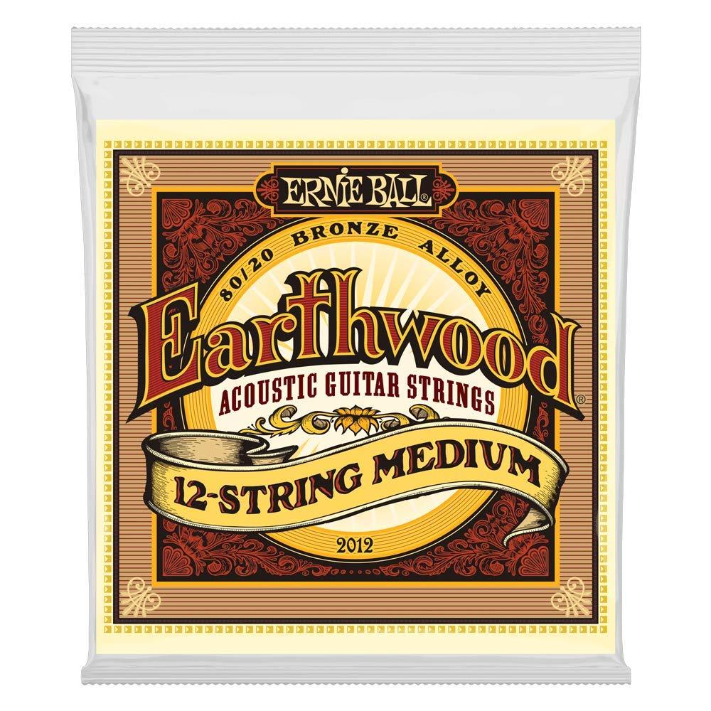 Ernie Ball Earthwood 80/20 Bronze 12-String Medium Acoustic Guitar Strings - 11-52 Gauge (P02012) 12-String Medium (11-52) Single Pack - LeoForward Australia