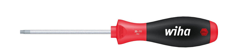  [AUSTRALIA] - Wiha 36278 Torx Screwdriver with SoftFinish Handle, T20 x 100mm T20 x 100