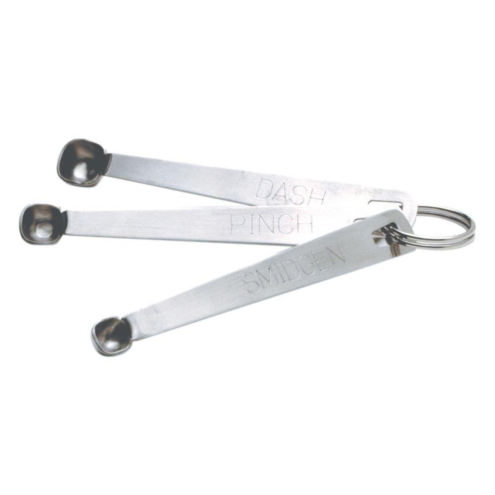 Norpro Mini Measuring Spoons Set Includes Dash/Pinch/Smidgen, Silver 1 - LeoForward Australia