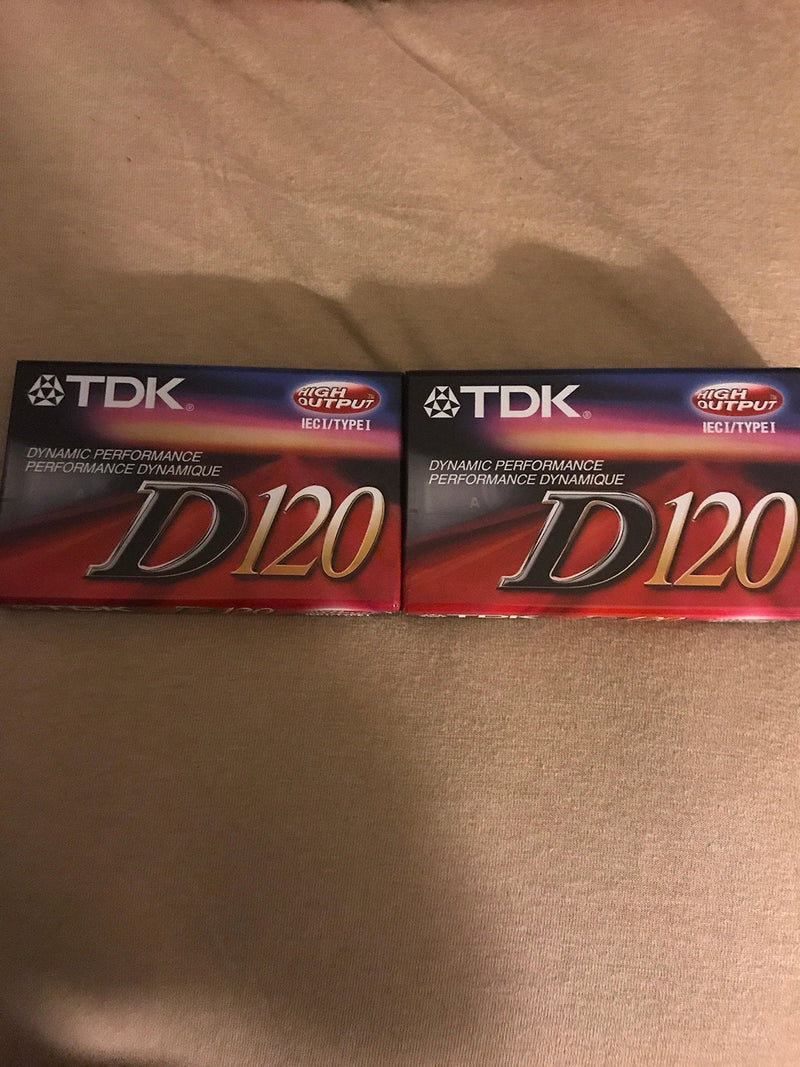  [AUSTRALIA] - TDK D120 High Output IECI / Type I Normal Position Audio Cassettes (2 Pack)
