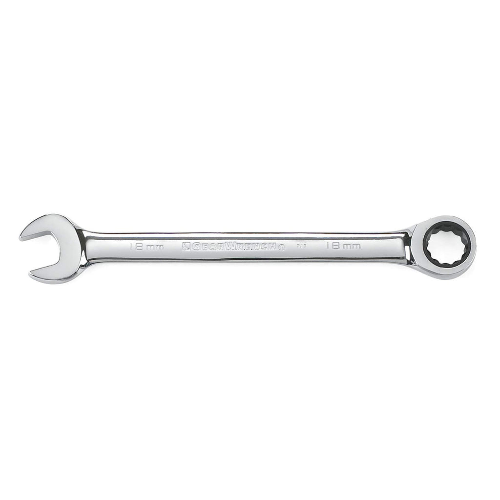  [AUSTRALIA] - GEARWRENCH 18mm 12 Point Ratcheting Combination Wrench - 9118D