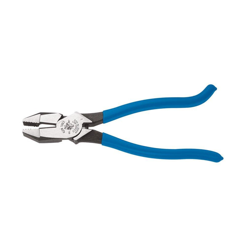  [AUSTRALIA] - Klein Tools D2000-9ST Pliers, Side Cutters are Heavy-Duty 9-Inch Ironworker Pliers for Rebar, ACSR, Screws, Nails and Most Hardened Wire