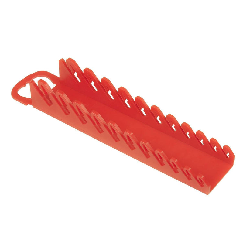 Ernst Manufacturing 5076-Red Gripper Stubby Wrench Organizer, 11 Tool, Red - LeoForward Australia