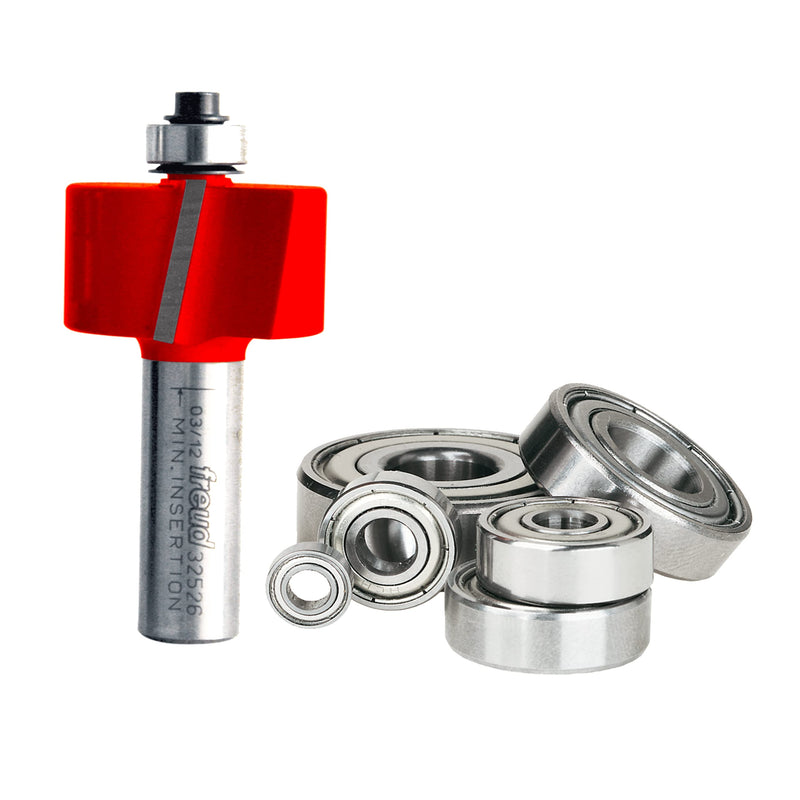  [AUSTRALIA] - MULTI RABBETING KIT 7-Piece Multi Rabbeting Kit 3/4-Inch Height Flush to 1/2-Inch Depth 1/2-Inch Shank