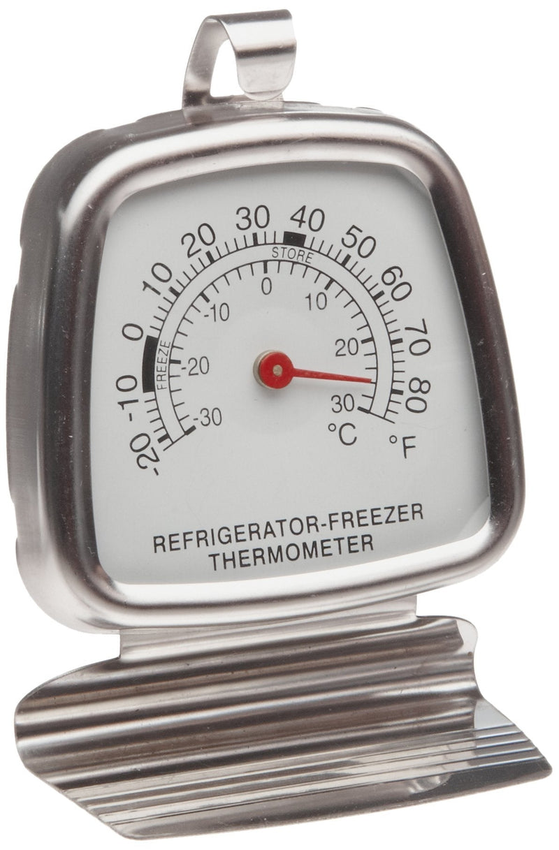 Supco ST03 Stainless Steel Refrigerator Freezer Thermometer, -20 to 80 Degrees F - LeoForward Australia