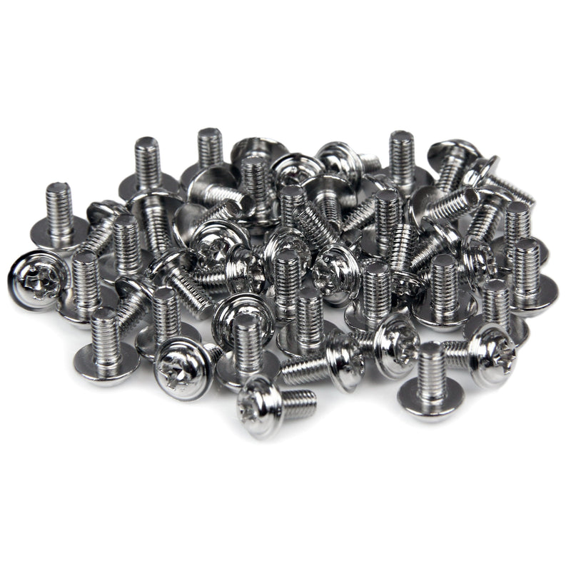  [AUSTRALIA] - StarTech.com PC Mounting Computer Screws M3 x 1/4in Long Standoff - Screw kit - 0.2 in (Pack of 50) - SCREWM3