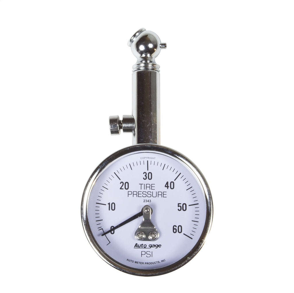 AUTO METER 2343 Autogage Mechanical Tire Pressure Gauge - LeoForward Australia