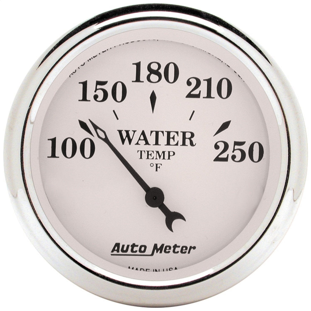  [AUSTRALIA] - AUTO METER 1638 Old TYME White Mechanical Water Temperature Gauge