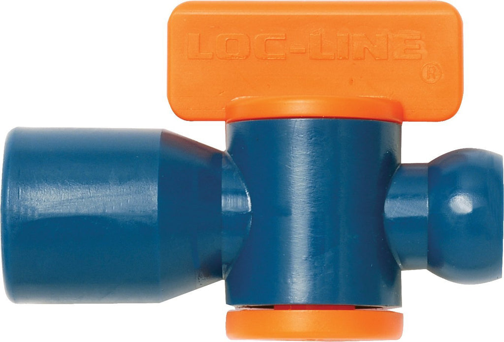 Loc-Line Coolant Hose Component, Acetal Copolymer, Valve, 1/4" Hose ID, 1/4" NPT Female, 100 PSI (Pack of 2) - 21193 - LeoForward Australia