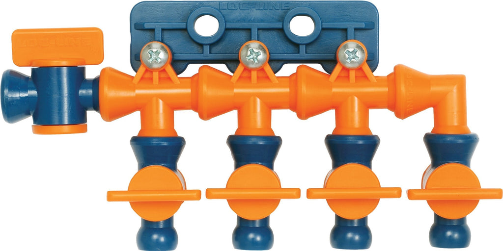 Loc-Line - 21198 Coolant Hose Total Flow Control Manifold, Acetal Copolymer, 1/4" Hose ID - LeoForward Australia