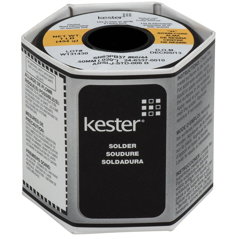  [AUSTRALIA] - Kester 24-6337-0010 44 Rosin Core Solder 63/37 .020 1 lb. Spool
