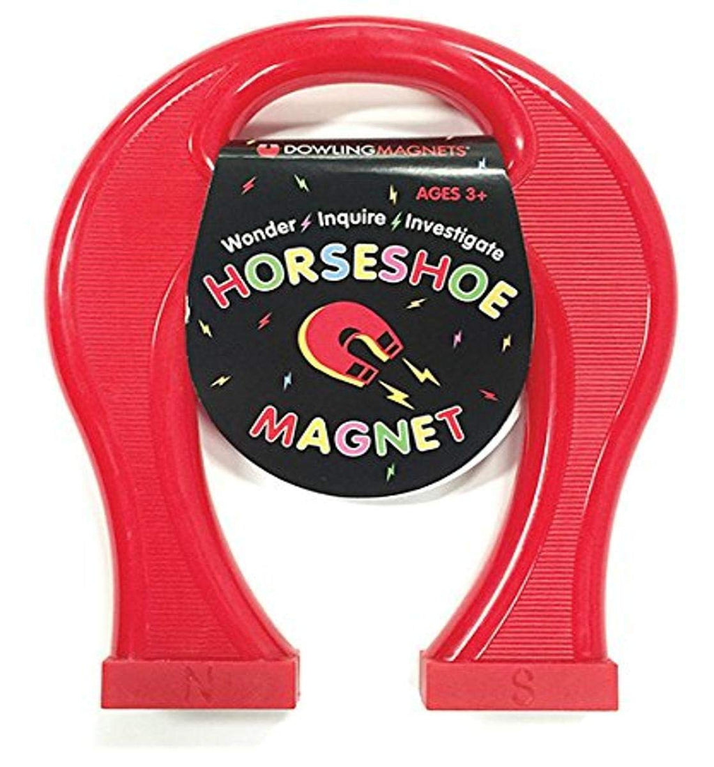 Dowling Magnets Giant Horseshoe Magnet (8.5 inches high x 7 inches Wide x 1.125 inches Thick), x x, Red - LeoForward Australia