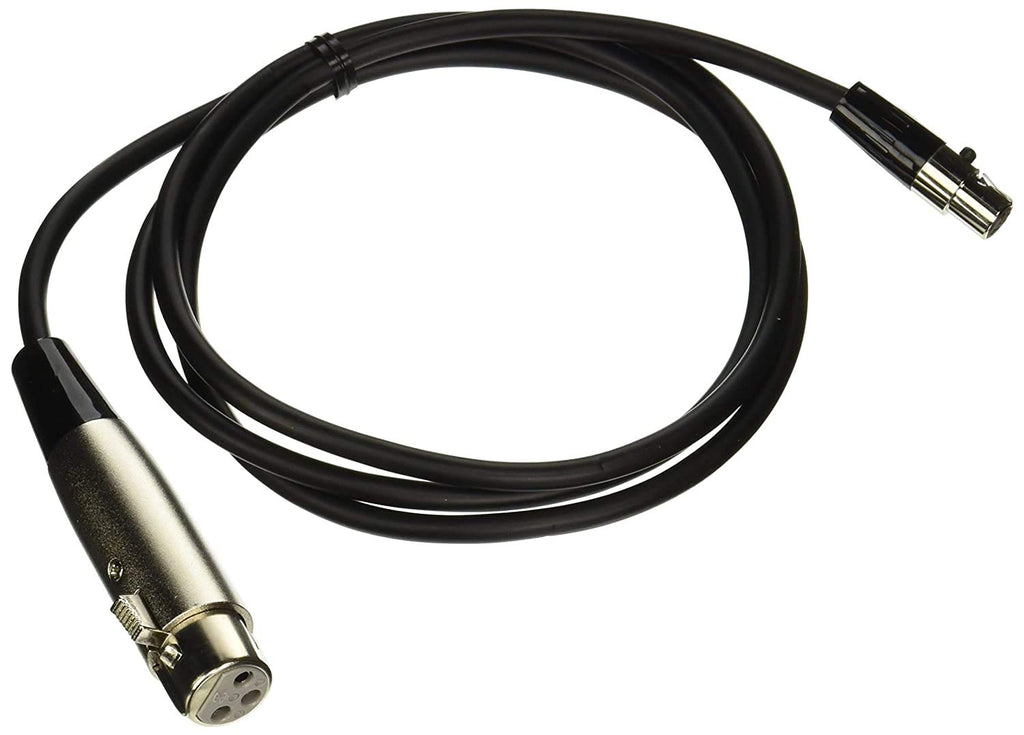  [AUSTRALIA] - Shure WA310 4-Feet Microphone Adapter Cable, 4-Pin Mini Connector (TA4F) to XLR(F) Connector