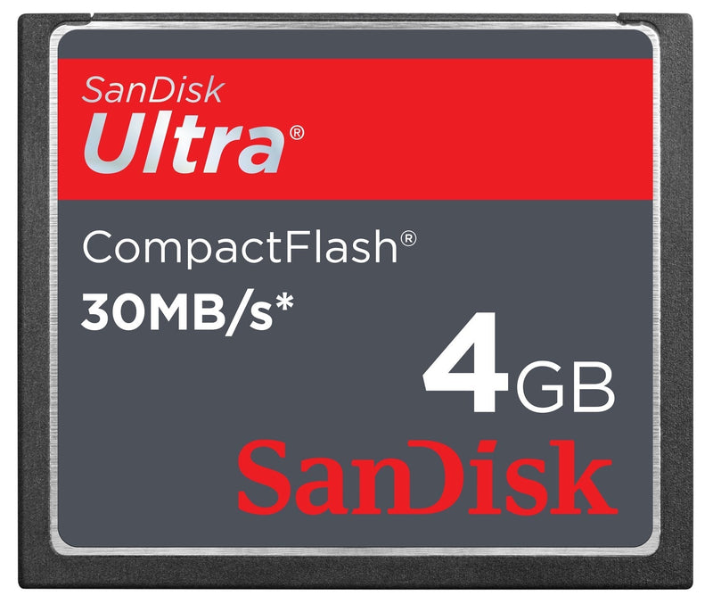  [AUSTRALIA] - SanDisk Ultra CompactFlash 4 GB Memory Card 30MB/s SDCFH-004G-U46