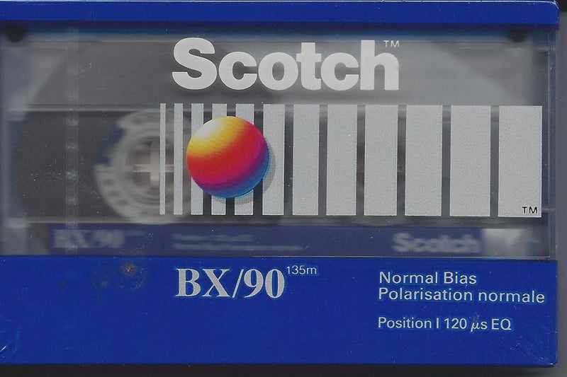  [AUSTRALIA] - Scotch 3M Brand Cassette Tape 90 Minute Normal Bias