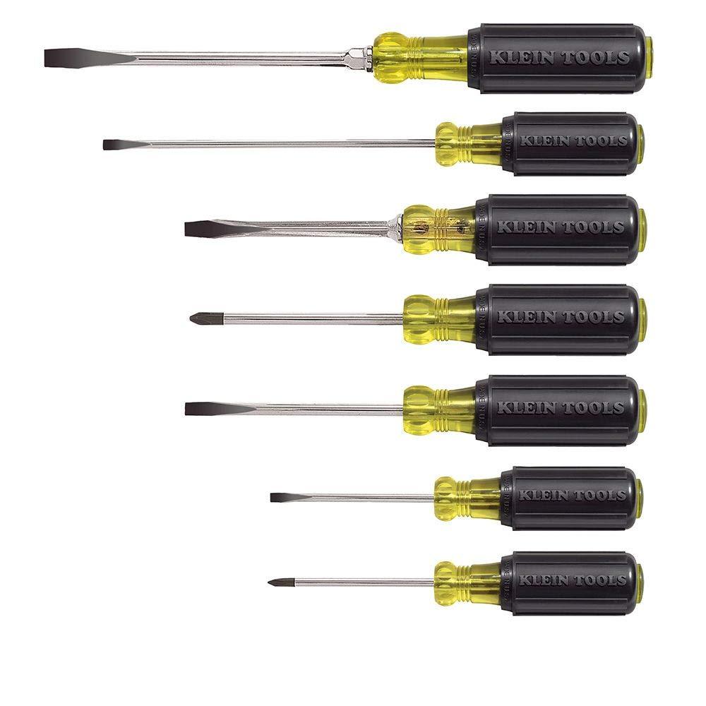 Klein Tools 85076 7 Piece Cushion-Grip Screwdriver Set - LeoForward Australia