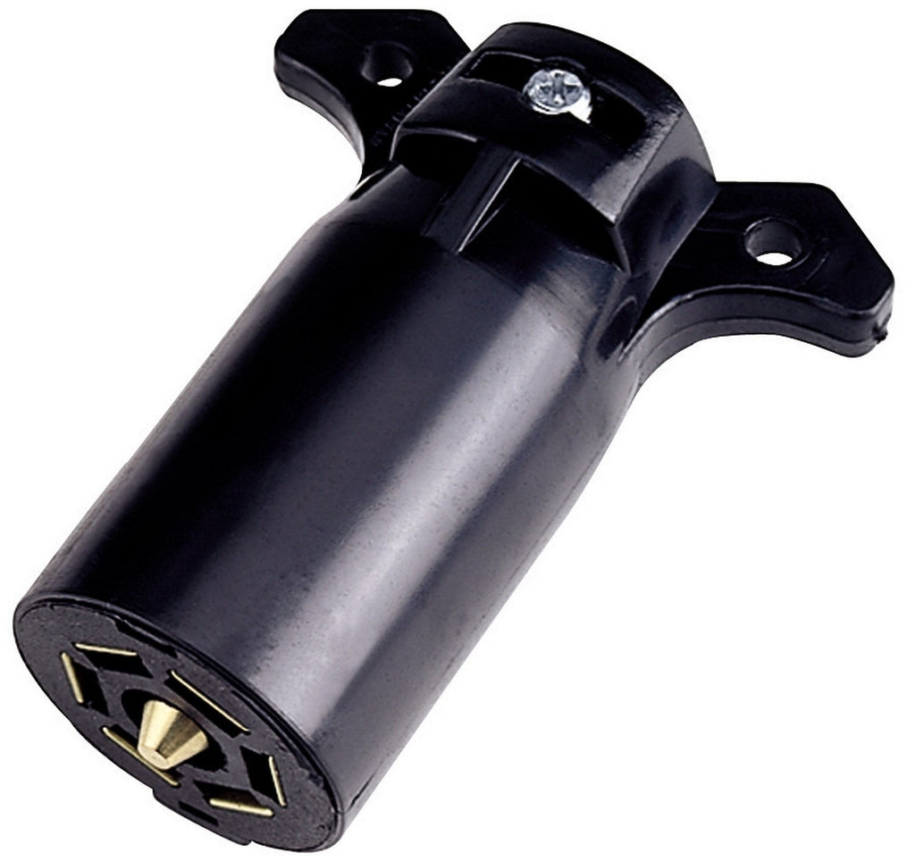  [AUSTRALIA] - Reese Towpower 74127 Plastic 7-Way Flat Blade Trailer End Connector - Black