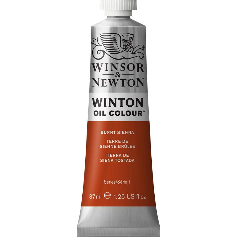 Winsor & Newton Winton Oil Color Paint, 37-ml Tube, Burnt Sienna - LeoForward Australia