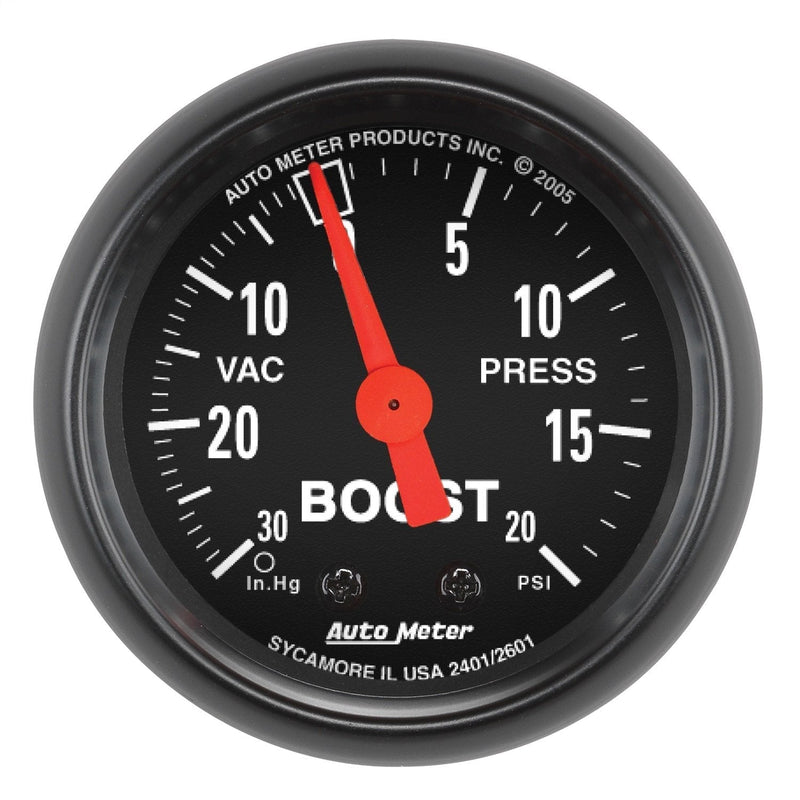  [AUSTRALIA] - Auto Meter 2601 Z-Series 2" Mechanical Vacuum/Boost Gauge