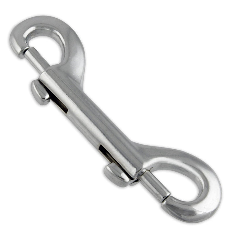  [AUSTRALIA] - ProTool - Double Ended Snap Hook, Nickel Plated, 3 1/2" length overall