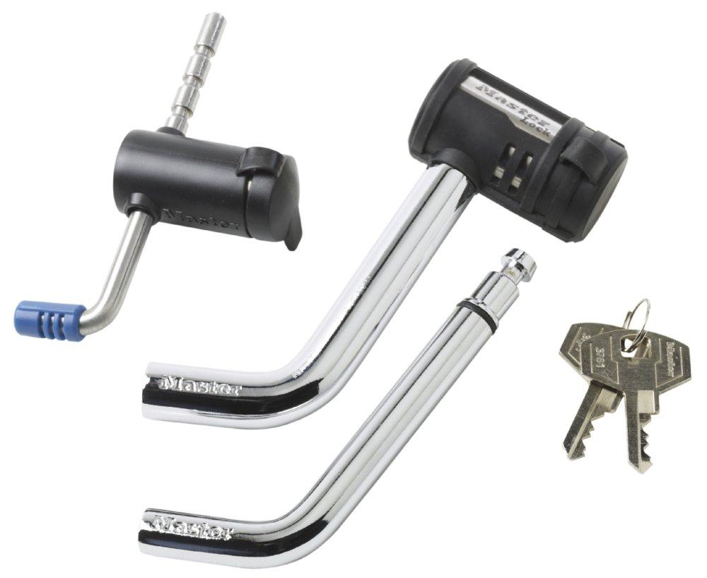  [AUSTRALIA] - Master Lock 2848DAT Key Alike Set with Receiver and Coupler Latch Locks, 2-Piece Set