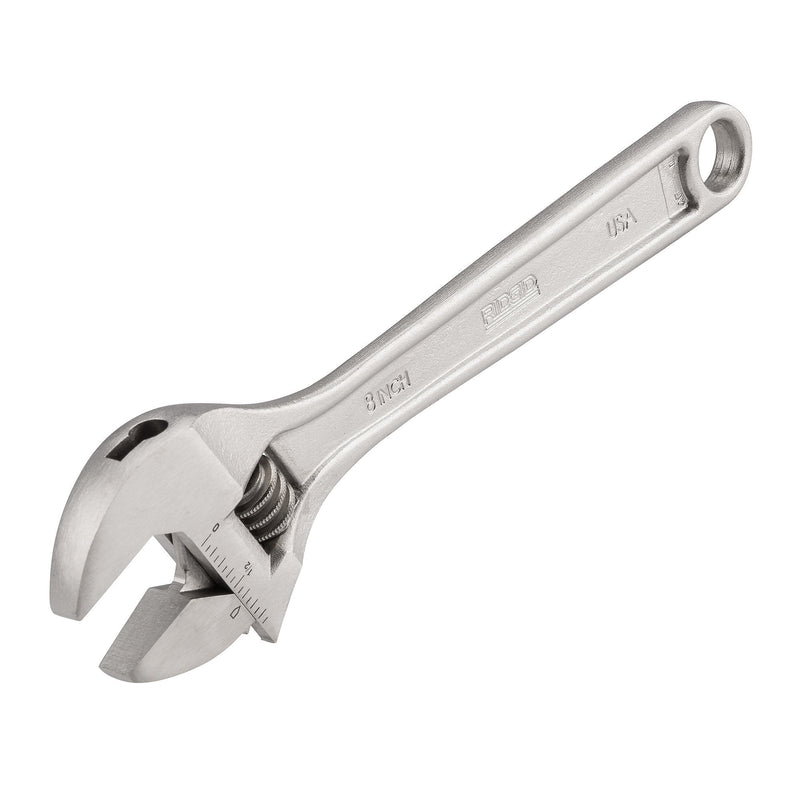  [AUSTRALIA] - RIDGID 86907 758 Adjustable Wrench, 8-inch Adjustable Wrench for Metric and SAE
