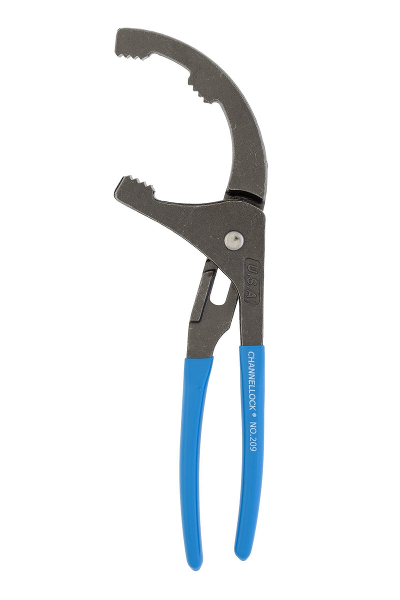  [AUSTRALIA] - Channellock 209 9-Inch Oil Filter & PVC Pliers | Ideal for Engine Filters, Conduit, and Fittings | Forged from High Carbon Steel | Made in the USA