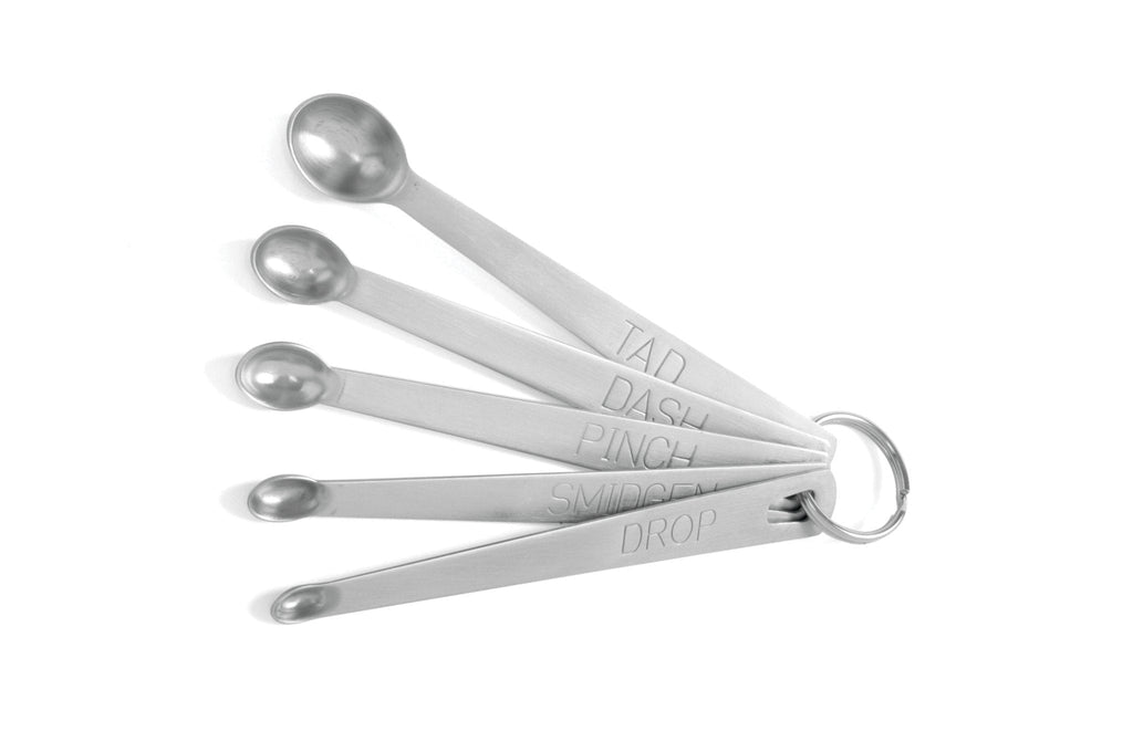 Norpro Mini Stainless Steel Measuring Spoons, Set of 5 (tad, dash, pinch, smidgen and drop) 1 EA - LeoForward Australia