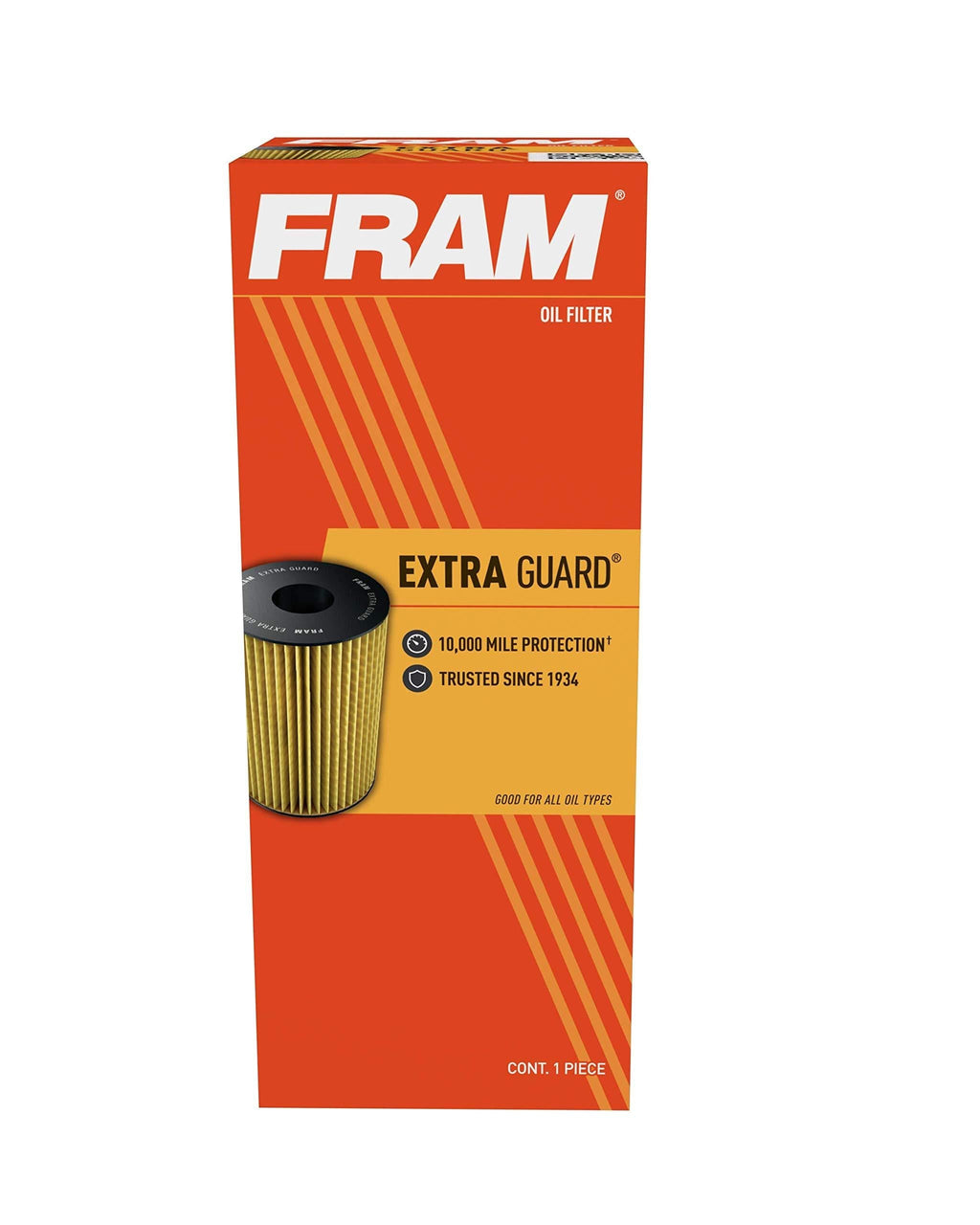 Fram Extra Guard CH6848, 10K Mile Change Interval Cartridge Oil Filter - LeoForward Australia