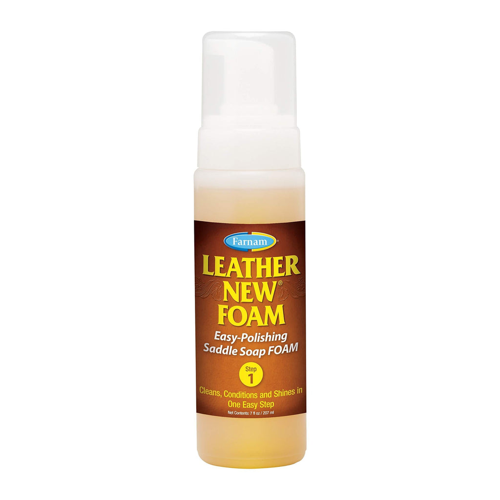  [AUSTRALIA] - Farnam Leather New Easy-Polishing Glycerine Saddle Soap 7oz Foam