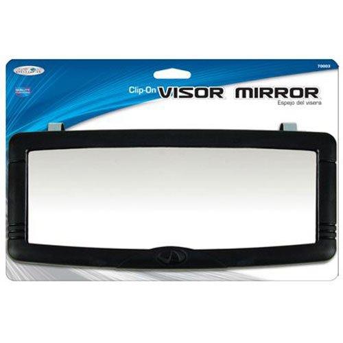 [AUSTRALIA] - Custom Accessories 70003 Black Deluxe Visor Mirror