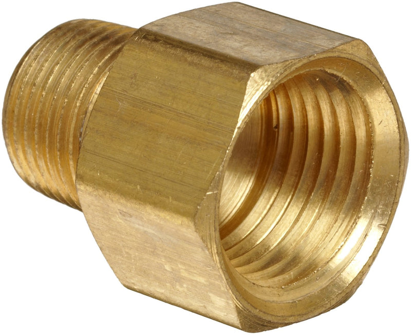  [AUSTRALIA] - Anderson Metals 56120-0806 Brass Pipe Fitting, Adapter, 3/8" Male Pipe x 1/2" Female Pipe 3/8" x 1/2"